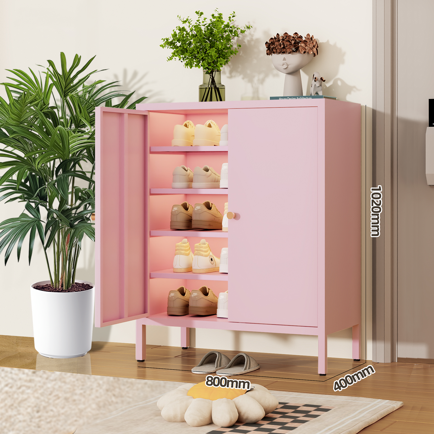 Services Steel Cabinet Kitchen Dining Room Sideboard Kitchen Tablewares Storage Cupboard With 3 Layers And Drawer Multiple colors to choose from