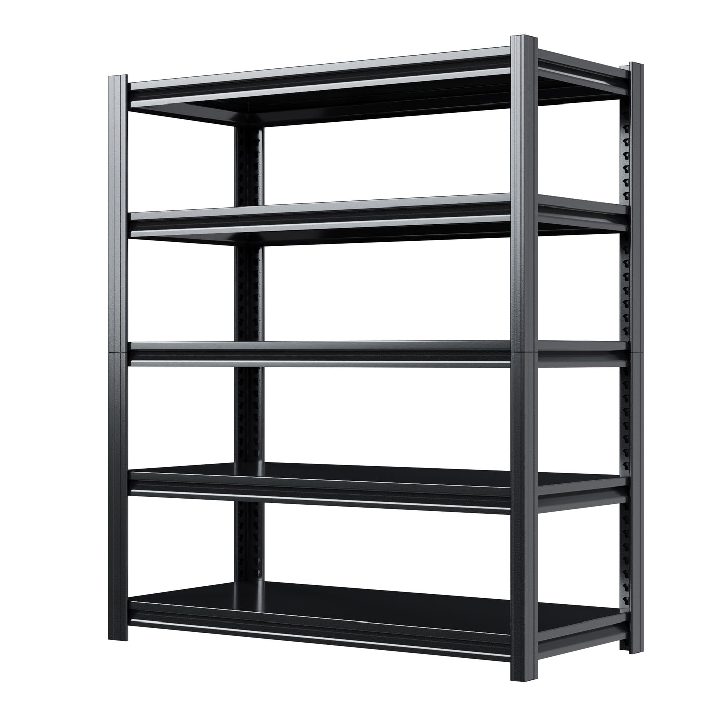 72" H Garage Shelving Unit-Adjustable 5-Tier Heavy-Duty Metal Storage Rack|3000 lbs Capacity Shelf|Easy Assembly Shelves|Rust-Resistant|Perfect for Garage Basement Workshop Organization