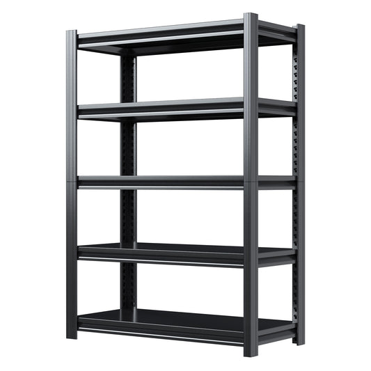 72" H|35.4" W All-Metal Garage Shelving Unit and Storage-Easy Assembly Shelves 5-Tier Rack|Heavy-Duty Adjustable Shelf|Steel Waterproof Rust-Resistant Shelves for Industrial