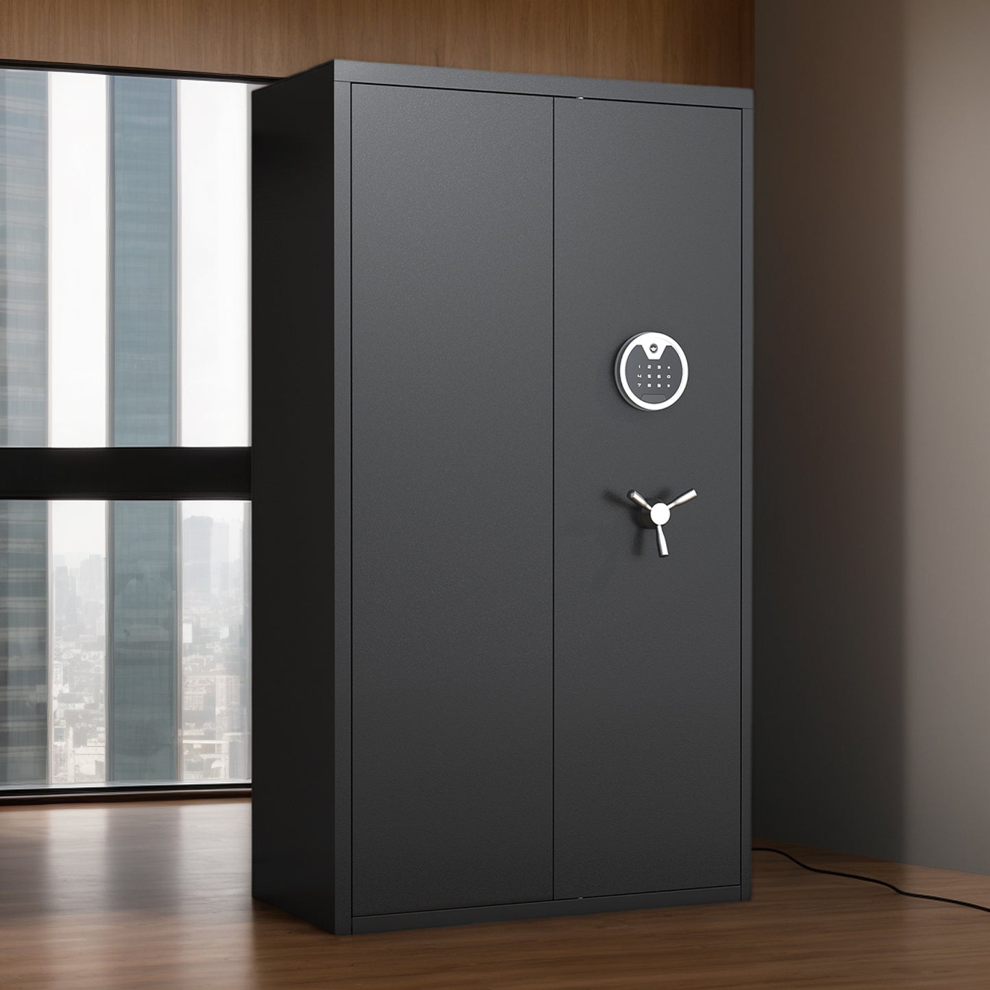 OME AKG3-132D 30-40 Large Gun Safe for Pistol, Unassembled Gun Safe with LCD Keypad and Adjustable Shlef