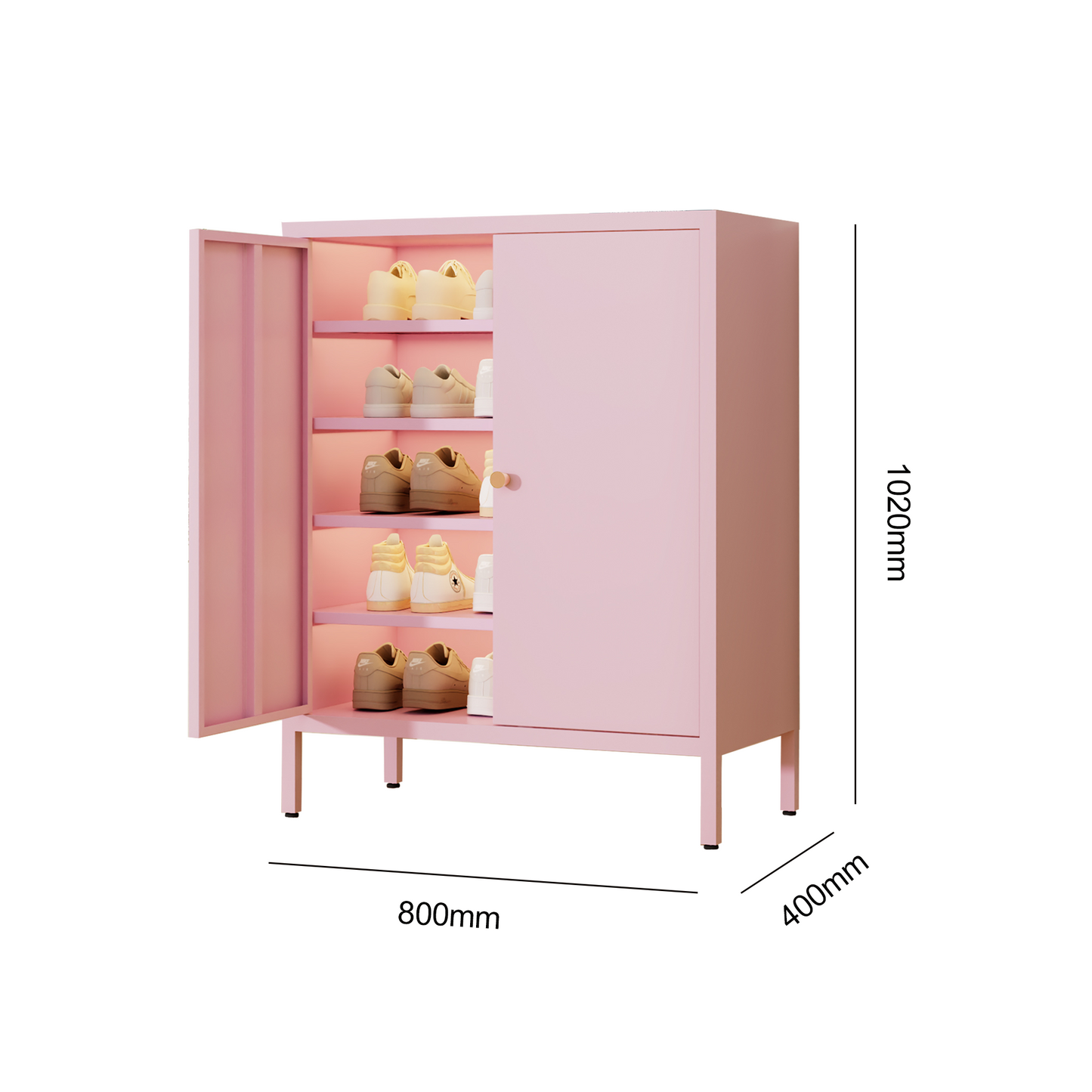 Services Steel Cabinet Kitchen Dining Room Sideboard Kitchen Tablewares Storage Cupboard With 3 Layers And Drawer Multiple colors to choose from