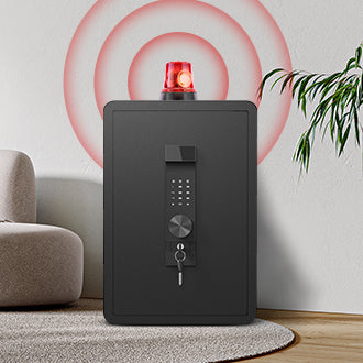 High Security Large-sized Safe Box with Fireproof and Waterproof Bag, 3.0 Cub Feet Safe with Electronic Password Lock,Safe with Private Inner Cabinet for Home,Office and Hotel