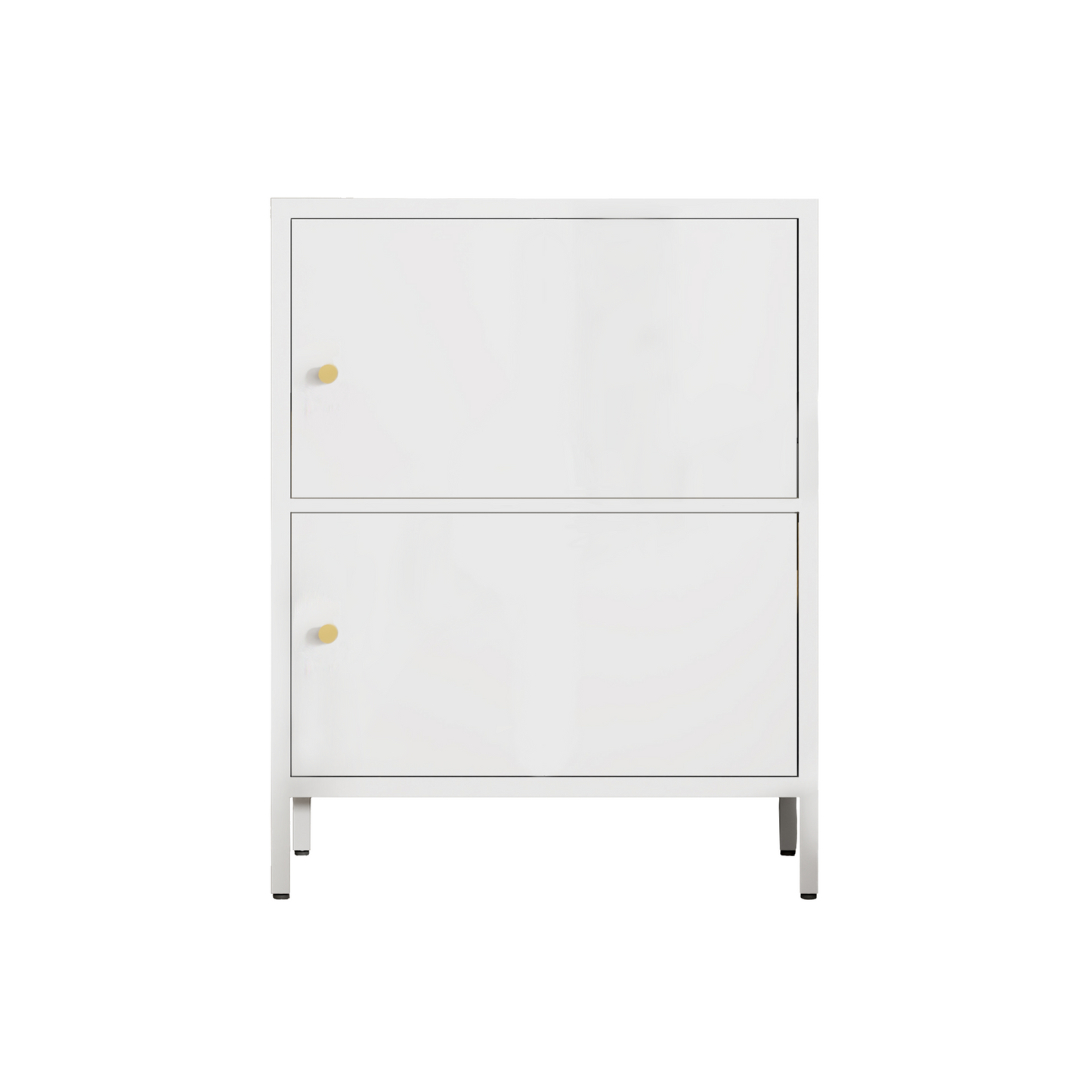 Living Room Metal Storage Cabinet For Kitchen Dining Room Steel Cupboard Kitchen Modern Storage Cabinet With 2 Layer And Drawer Various colors to choose from