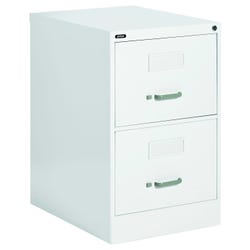 Global Industries 2500 Series Legal 2-Drawer Vertical File Cabinet, Lock
