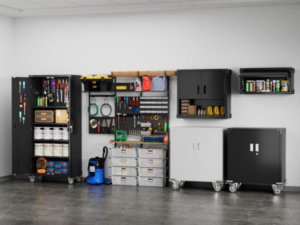 Metal Wall Storage Cabinet with Up-Flip Door, Small Wall-Mounted Storage Cabinet for Kitchen, Garage, Office, Black, Assembly Required