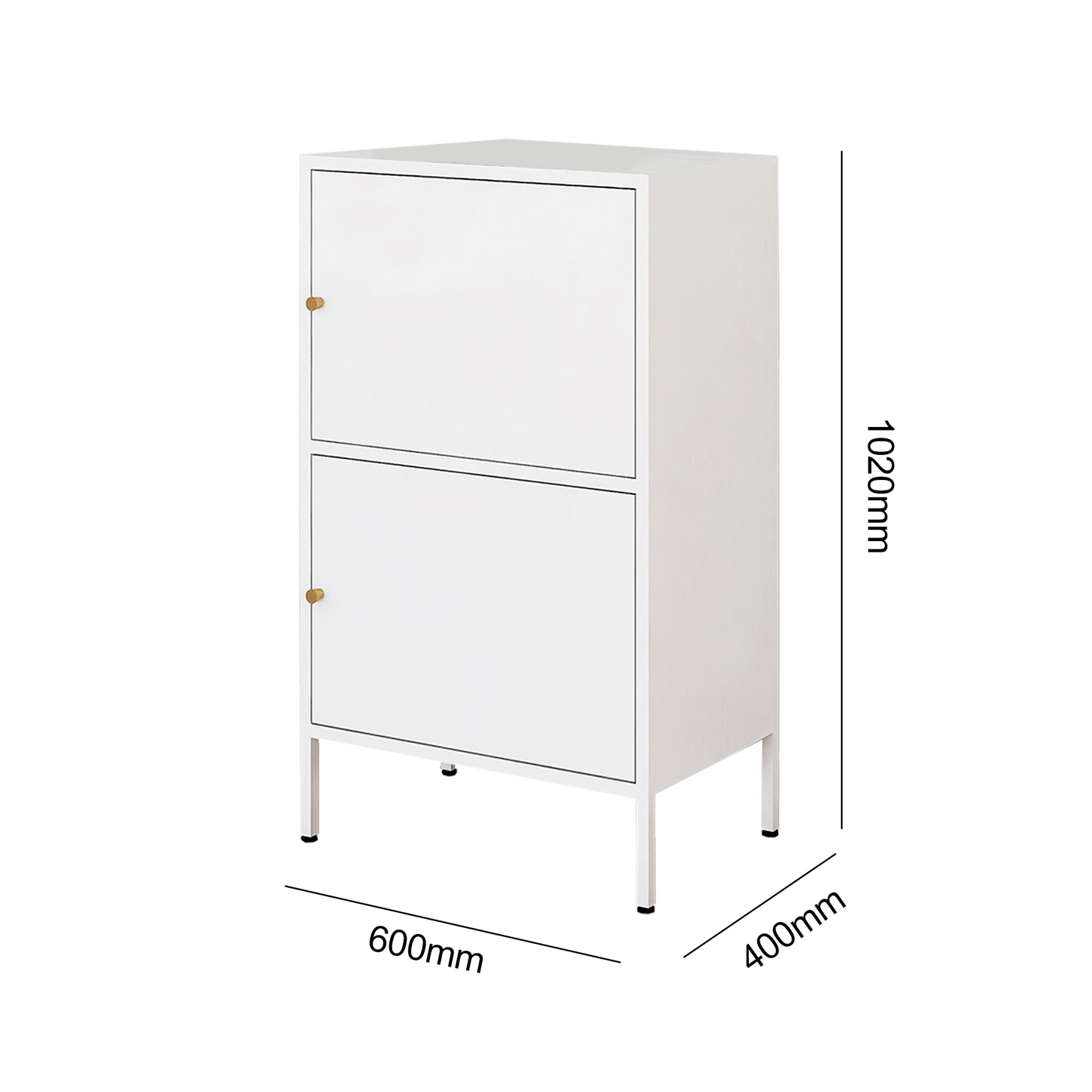 Living Room Metal Storage Cabinet For Kitchen Dining Room Steel Cupboard Kitchen Modern Storage Cabinet With 2 Layer And Drawer Various colors to choose from