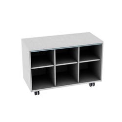 Fleetwood Designer 2.0 Cabinet, Six Cubbies, No Door, Laminate Back