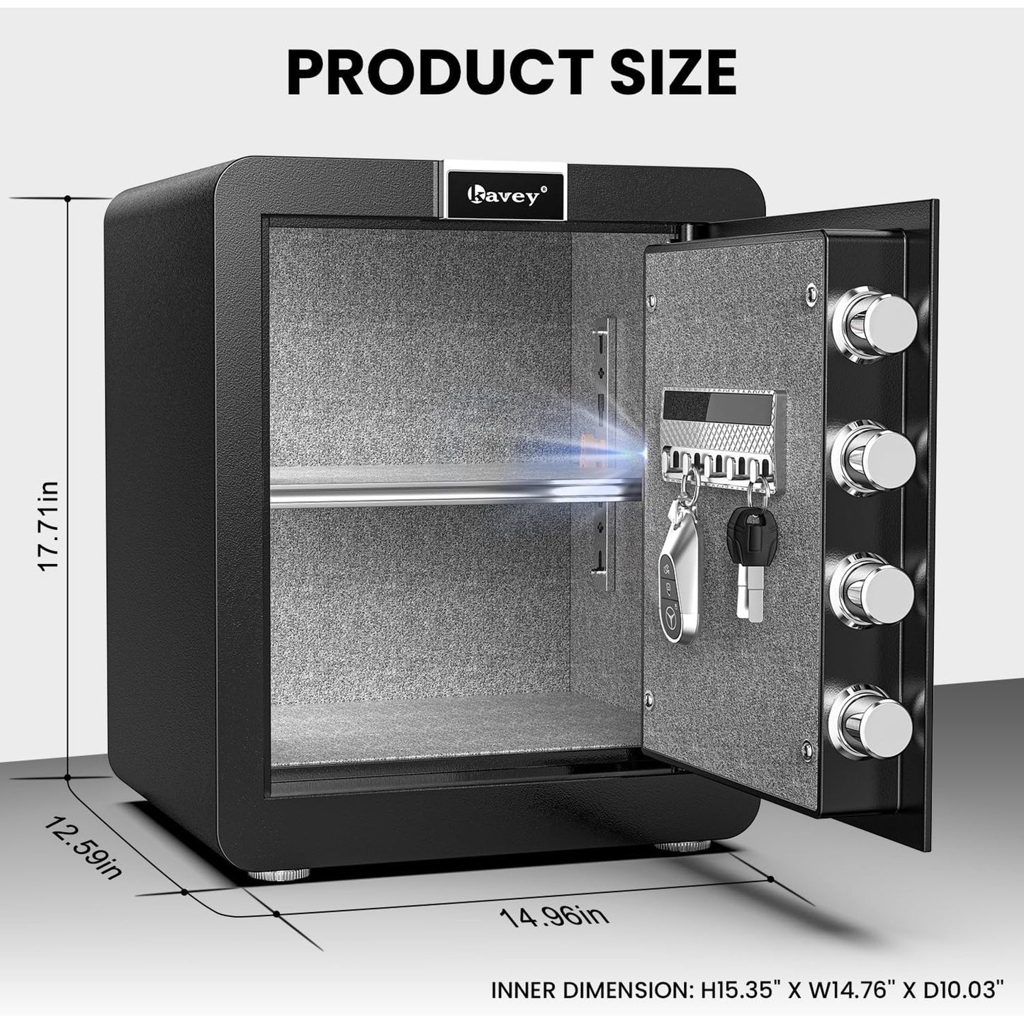 KAV- KS45 2.0 Cub Safe Box, Home Safe