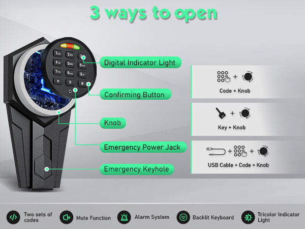 KAV-XB-GKL-145D,Gun Safe