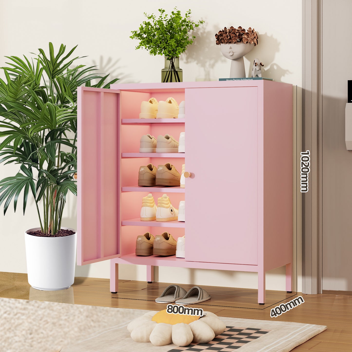 Services Steel Cabinet Kitchen Dining Room Sideboard Kitchen Tablewares Storage Cupboard With 3 Layers And Drawer Multiple colors to choose from