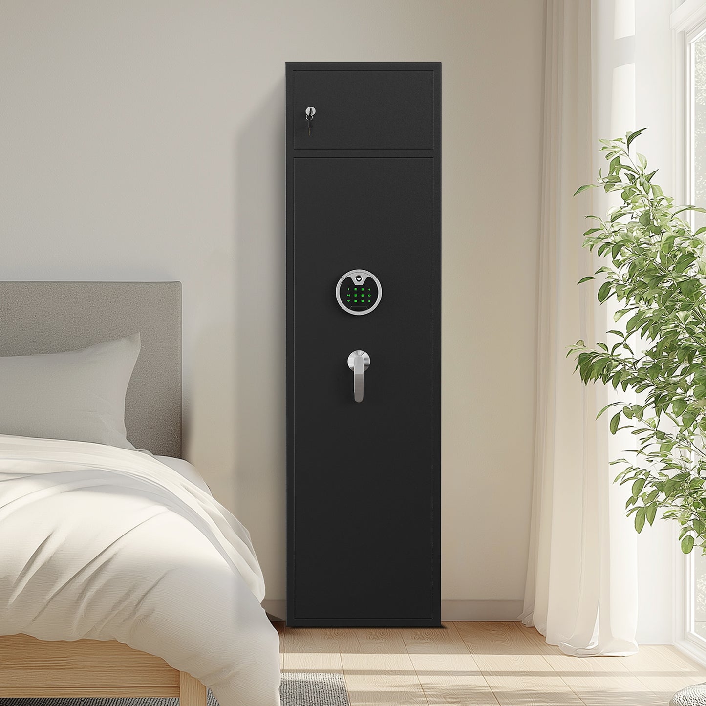 OME G3-145DB Gun Safe, 5-7 Digital Gun Safe with Separate Lock Box, Large Gun Storage with Pistol Bag & Metal Storage Box