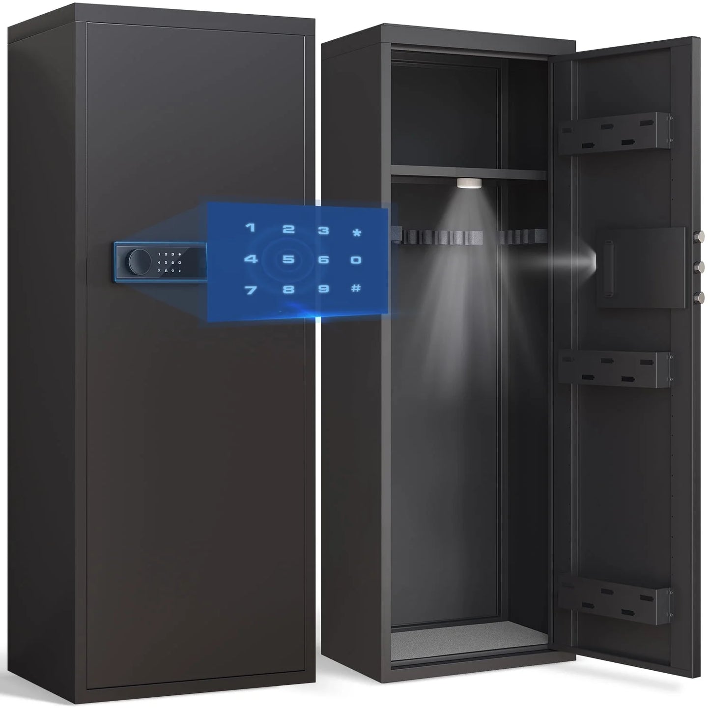 KAV-10-12 Gun Safe, Large Unassembled Gun Safes for Shotgun