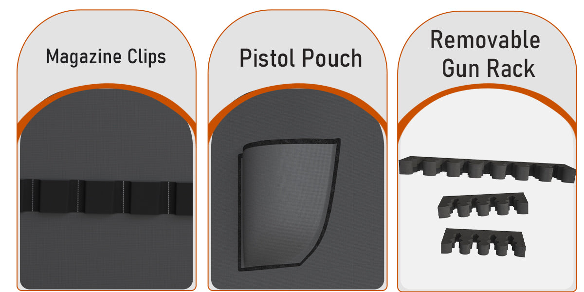 OME AKG3-132D 30-40 Large Gun Safe for Pistol, Unassembled Gun Safe with LCD Keypad and Adjustable Shlef