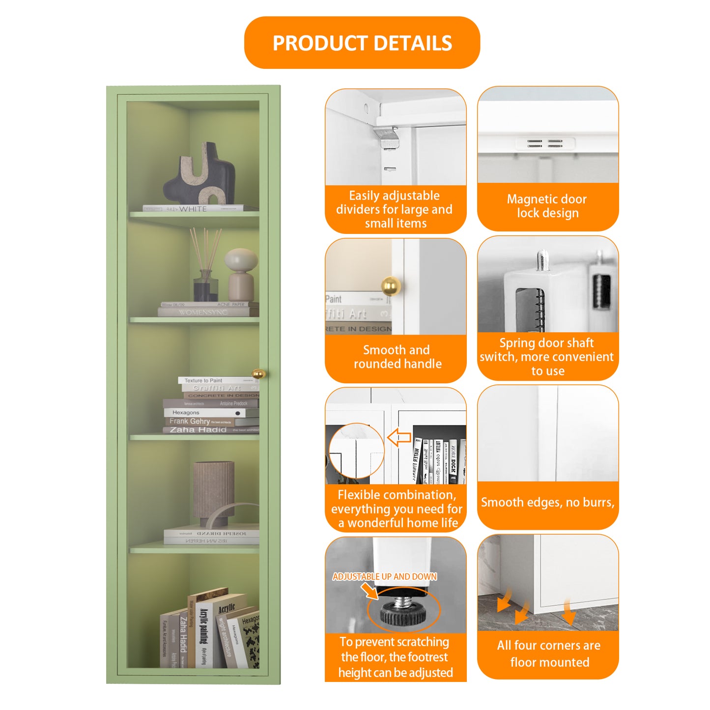 Five Layer School Bookshelf Bedroom Furniture Bookcase 5 Tier Heavy Duty Metal Book Shelf Cabinet For Office