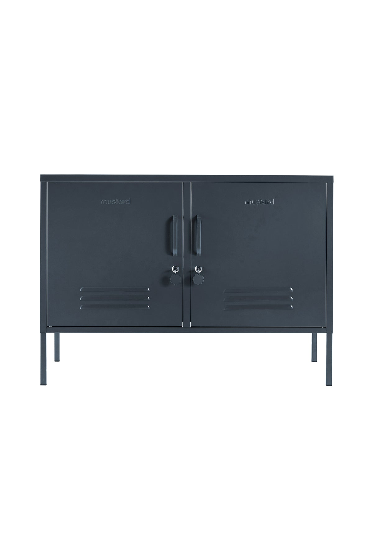Shadwick 2 Door Wide Metal Locker Accent Storage Cabinet,Available in a variety of colors