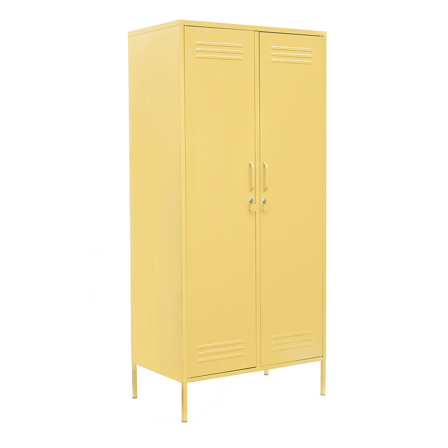 South Shore Crea Metal 2-Door Accent Cabinet, Orange