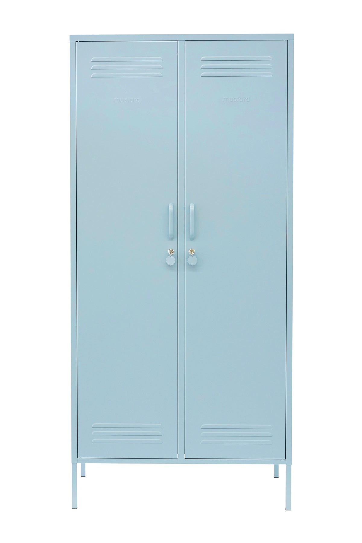 South Shore Crea Metal 2-Door Accent Cabinet, Orange