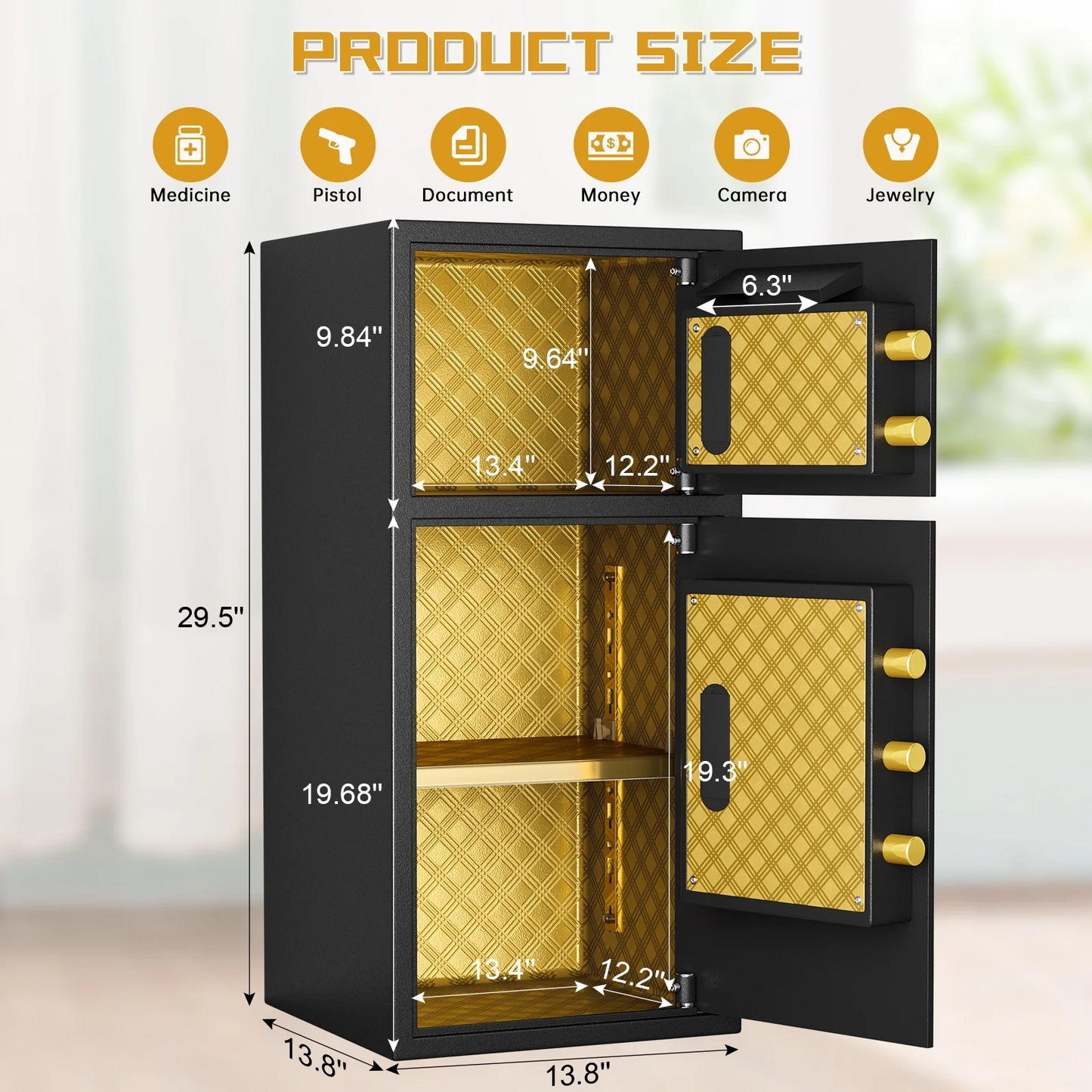 Riflevault RVK3-75 Adoreal Sight Pusher Tool Durable Material Nylon Plastic Pads with Storage Box, 4.05", 1.69 lb