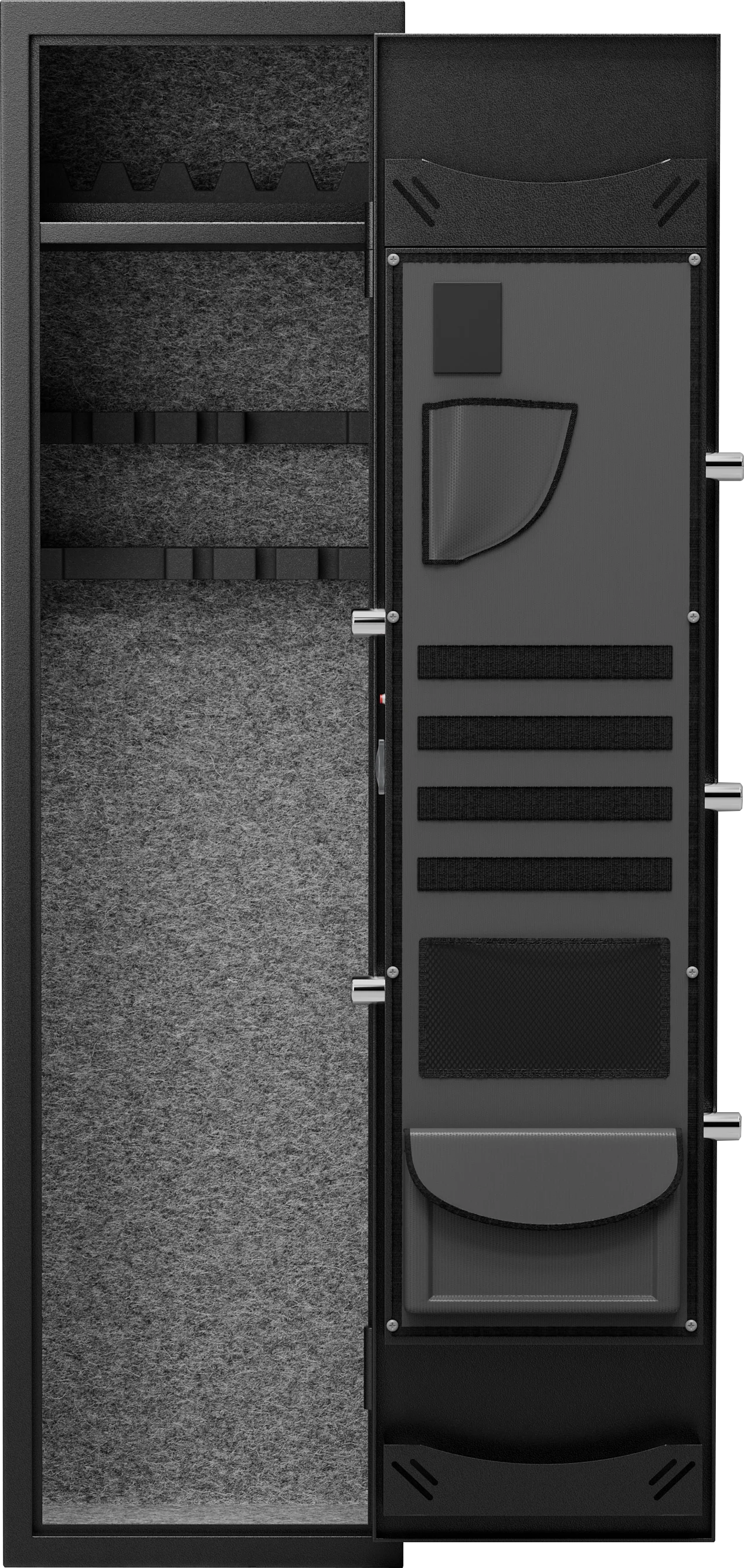 Riflewell-g5-145w-5-6 Gun Safe, Qucik Access Gun cabinet with Removable Shelf and 3 Gun Racks