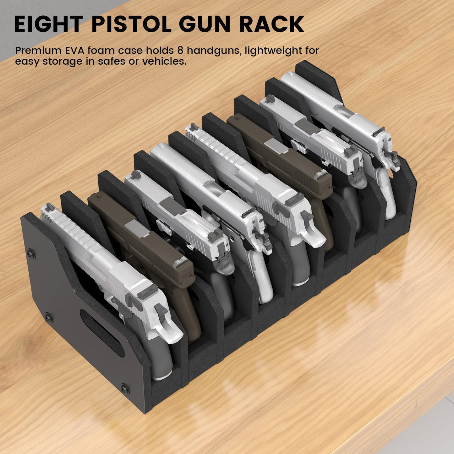 XB-Pistol Rack/8 with Gun Safe Accessories