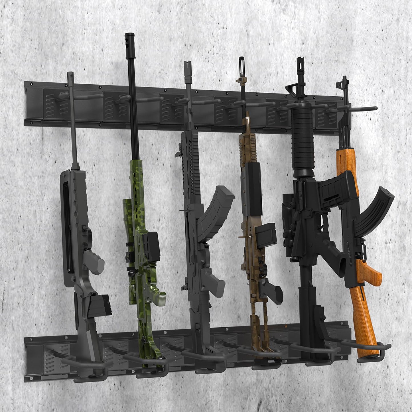 QJ-6 /Indoor Gun Rack Wall Mount