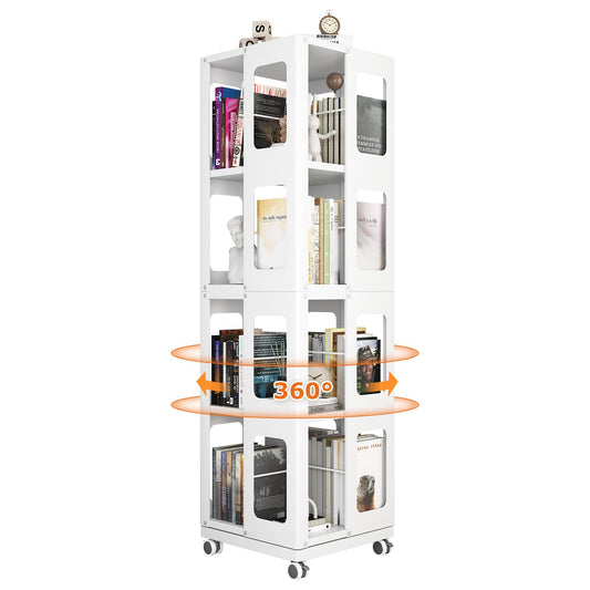 Kavey product illustration for Rotating Bookshelves: Plan a Four-Sided Reading Corner