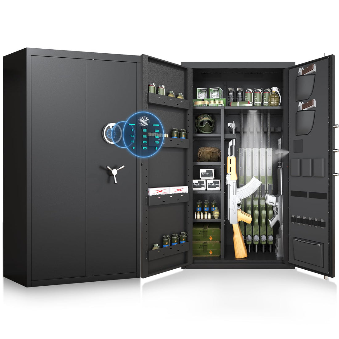 Kavey AKG3-138W flat-pack gun cabinet