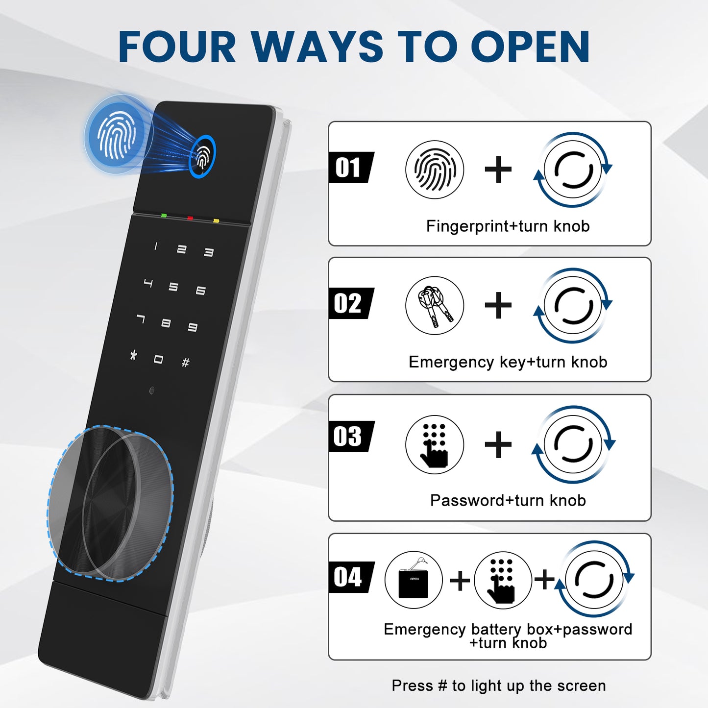BM-KW-135HW 53.15" Wall Safe Between the Studs, Biometric Fingerprint Hidden Safe with Dual Alarm System and Silent Mode