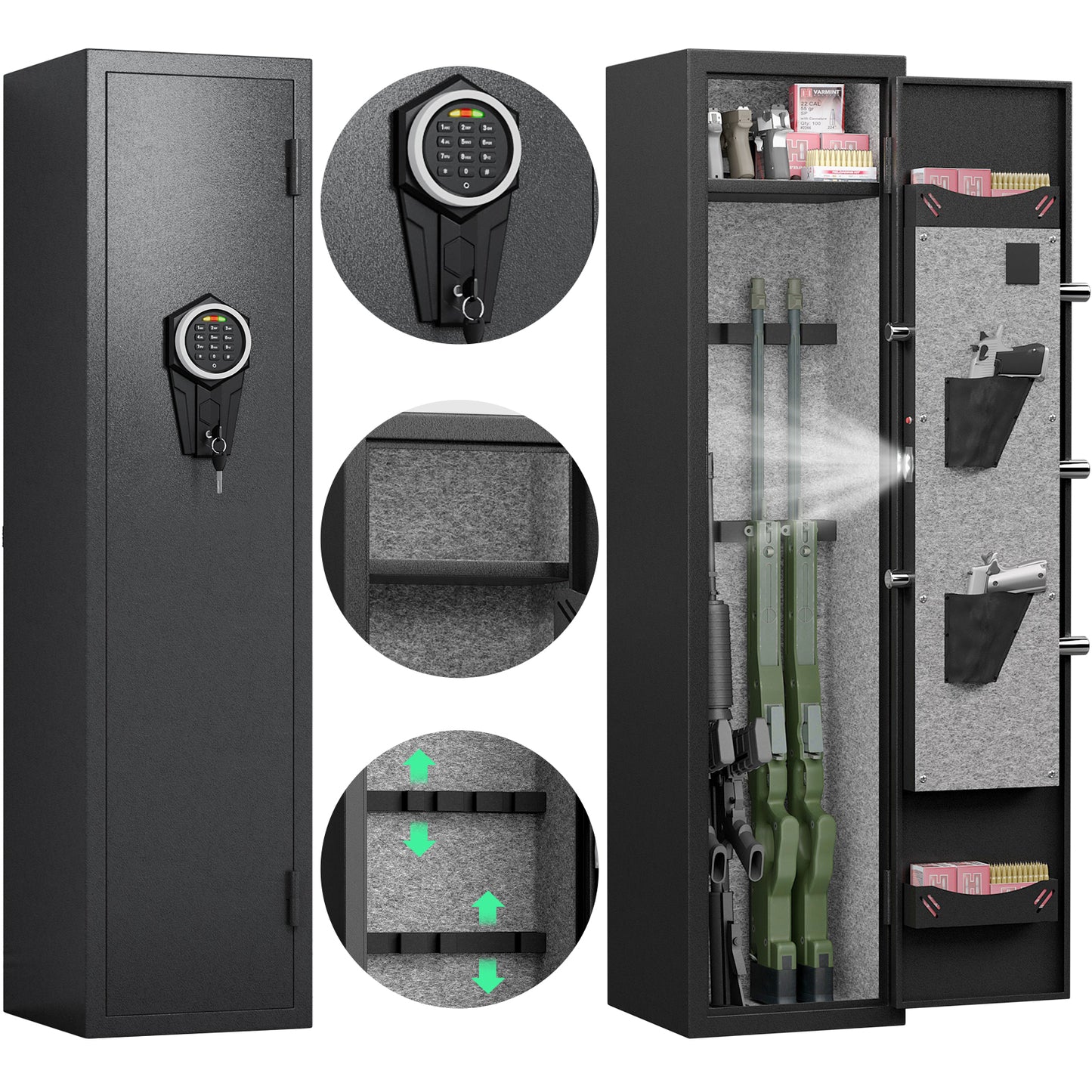 KAVEY-XB-GKL-138D Gun Safe Digital