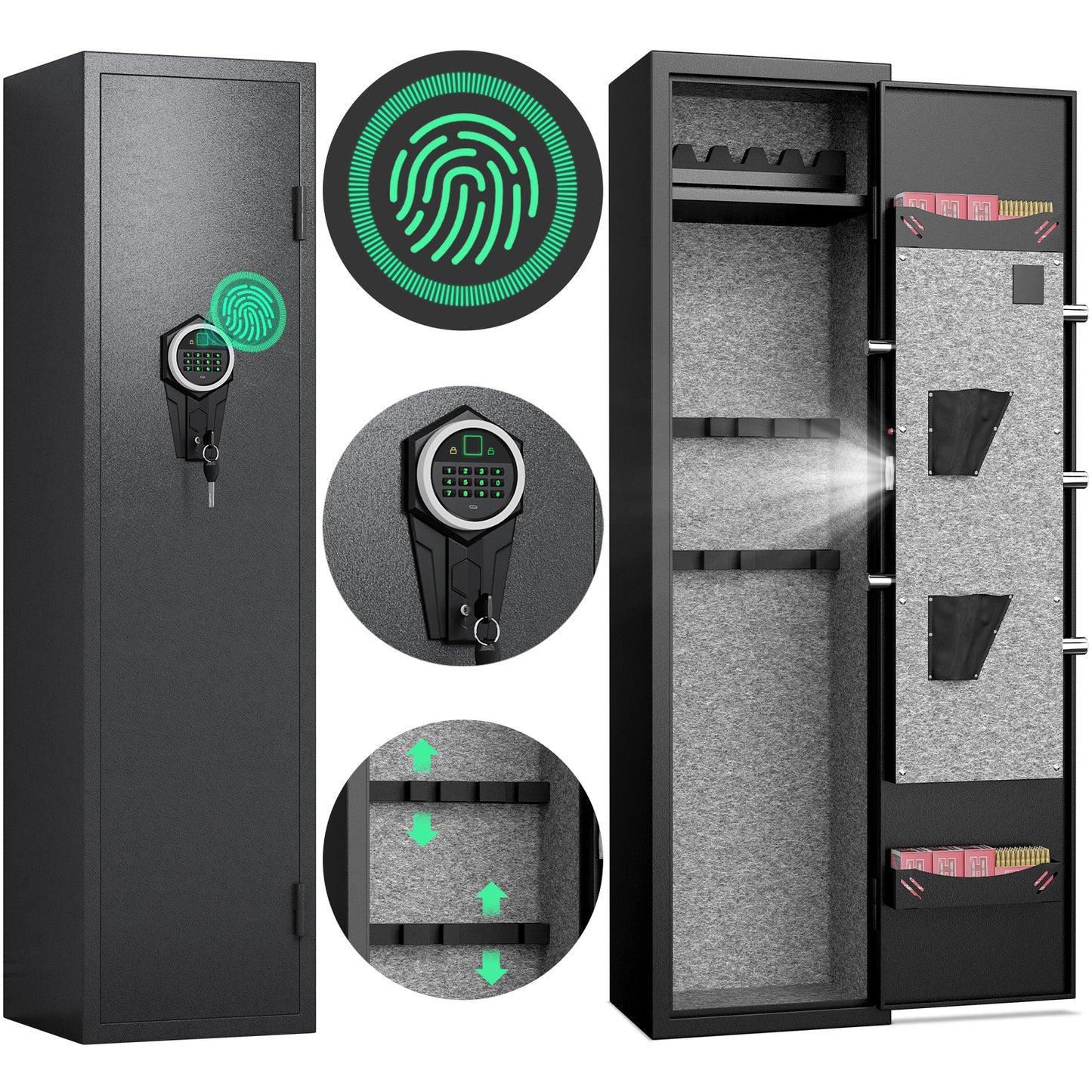 KAVEY-XB-GKL-138W gun cabinet
