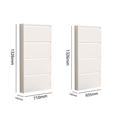 Services Hallway Shoe Cupboard Steel Thin Shoe Cabinets Narrow Shoe Rack Cabinet With 4 Flip Drawer