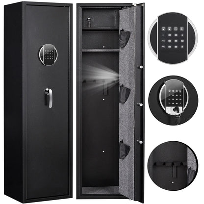XY-QG-DZ-WALMART Kavey 3-5 Long Gun Safe, Digital Gun Safe for Shotguns