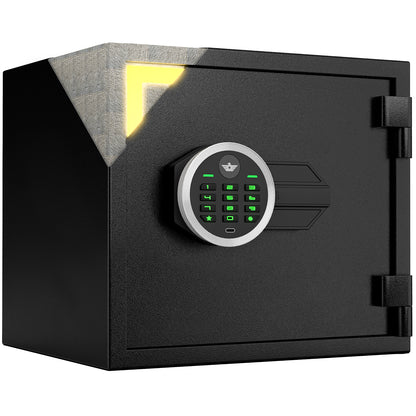 XB-KFS-30 🔥🔥🔥Kavey 1.2 Cub Fireproof Safe Box