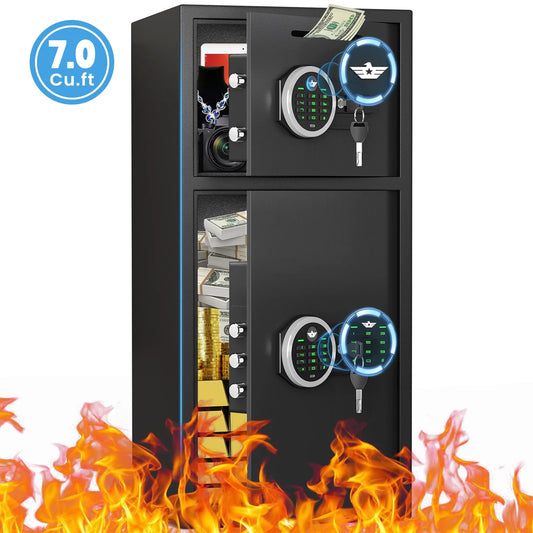 KAV- KM-85 7.0 Cu ft Extra Large Home Safe Box
