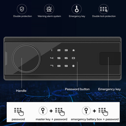 HK-AK1-132D 3-5 Gun Safe with Removable Shelf and Backlit Keypad, Large Shotgun Cabinet with Digital Lock and Dual Alarm for Home Garage