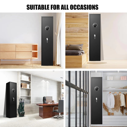 Silkight Large Gun Safe with Silent Mode, Gun Safe for Home