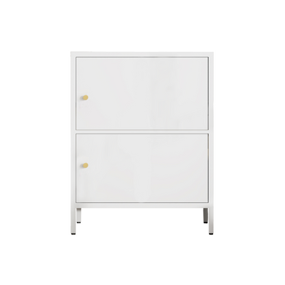 Living Room Metal Storage Cabinet For Kitchen Dining Room Steel Cupboard Kitchen Modern Storage Cabinet With 2 Layer And Drawer Various colors to choose from