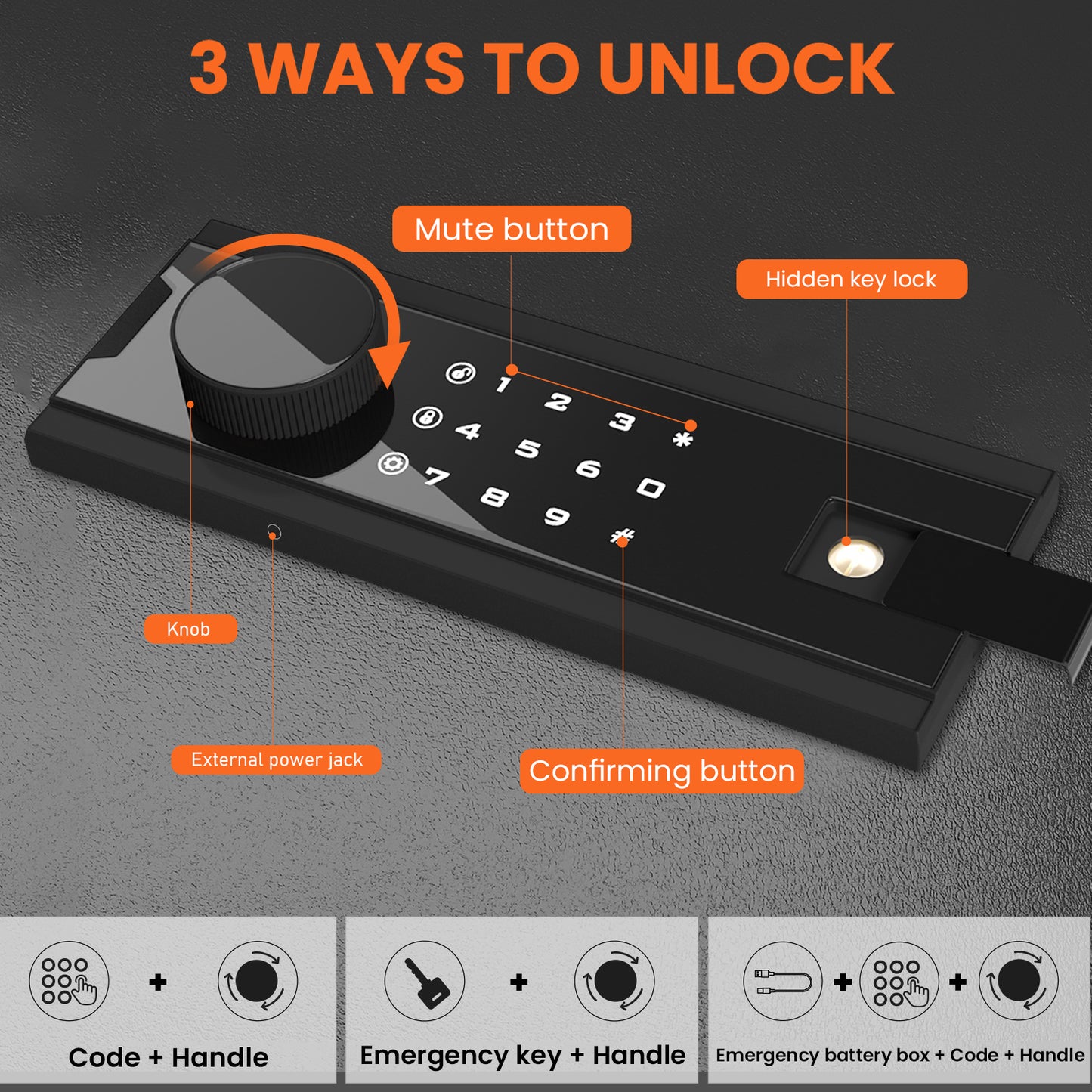 OME KKT-68 6.0 Cub Drop Safe for Business, Deposit Box with Drop Slot & LCD Keypad, Money Box with Dual Alarm & Mute Function, Large Safe for Vaulables, Home, Office