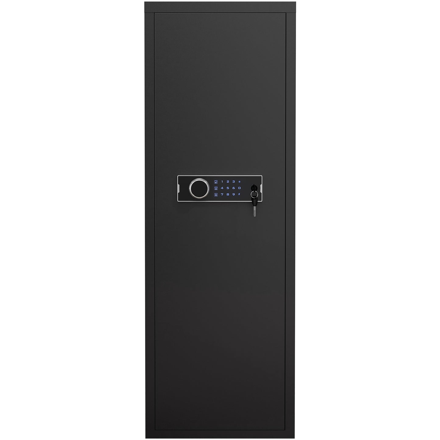 Heavey Duty,Large Size 4-5 Gun,Black Gun Cabinet with Electronic Password Keypad Lock,Unassembled Metal Rifle Gun Security Cabinet Safe Locker