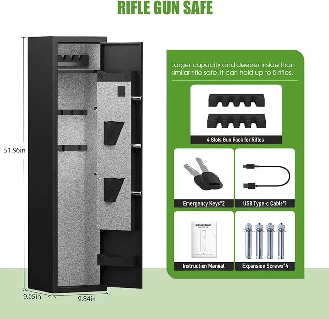 KAVEY-Gun Safe GKM-132D