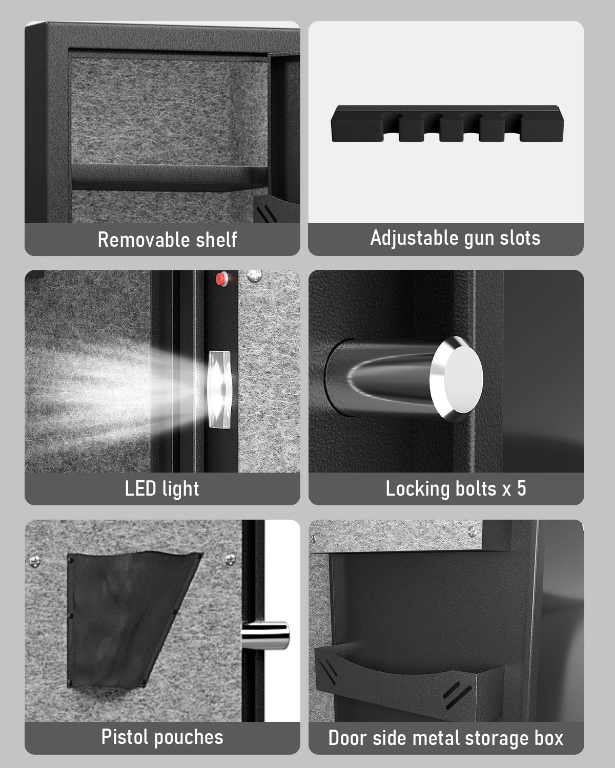 KAVEY- 1-2Gun Safe GKM-120D