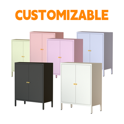 Services Steel Cabinet Kitchen Dining Room Sideboard Kitchen Tablewares Storage Cupboard With 3 Layers And Drawer  Multiple colors to choose from