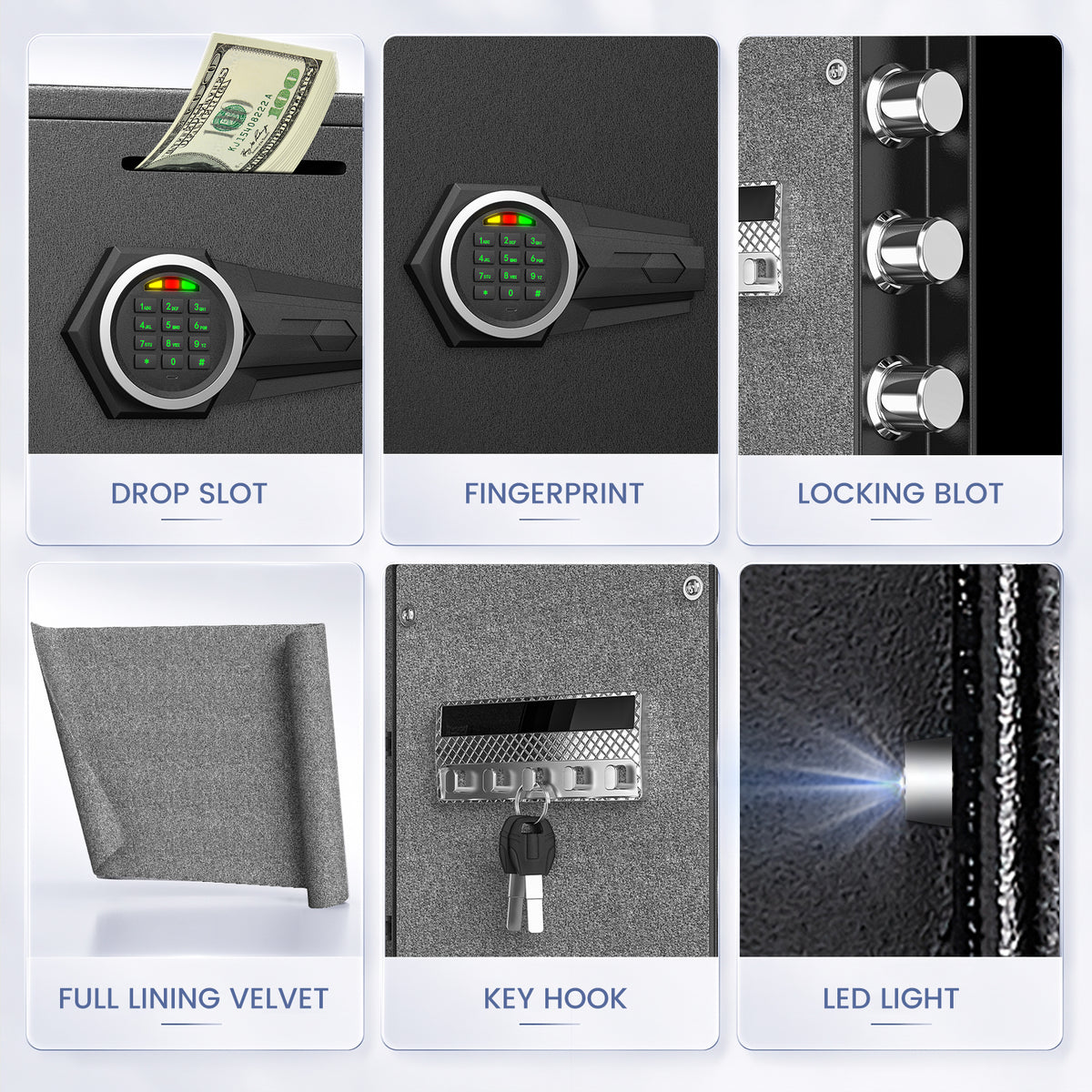 KAV KM-75 6.5 Cu ft Extra Large Home Safe Box Fireproof