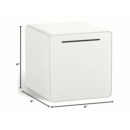 KAVEY Unbreakable Piggy Bank Transparent Window Design for Adults Boys and Girls Jar for Savings Strong Practical Cash Saving Box Must Break to Open