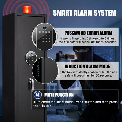 OME-G2-145W Fingerprint Gun Safes for Rifles and Shotguns