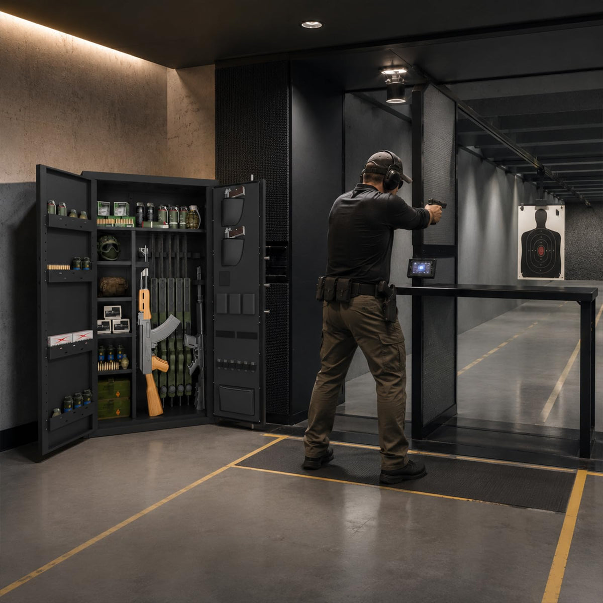 Large Digital Gun Safe for Rifles and Pistols, Rifle Storage Cabinet - image 9