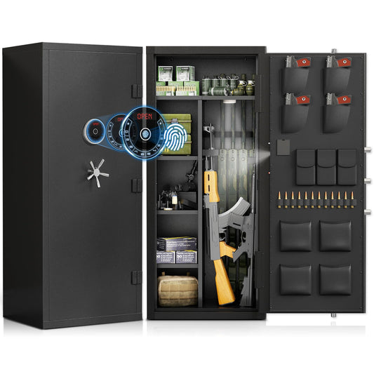 Kavey AKG5N-132W Unassembled Biometric Gun Cabinet