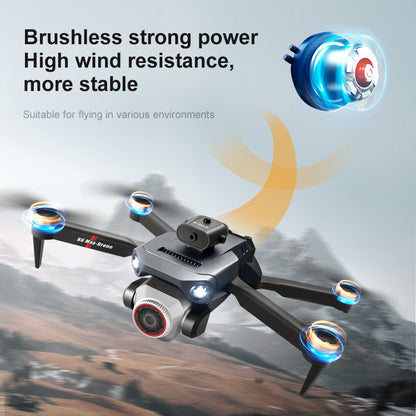 SDI WRJ Drone with 4K Camera for Adults & Kids, RC with Built-in Screen, Brushless Motor, 4-Way Obstacle Avoidance, Optical Flow Hover, One-Key Takeoff, Gesture & Trajectory Flight, Foldable Drone