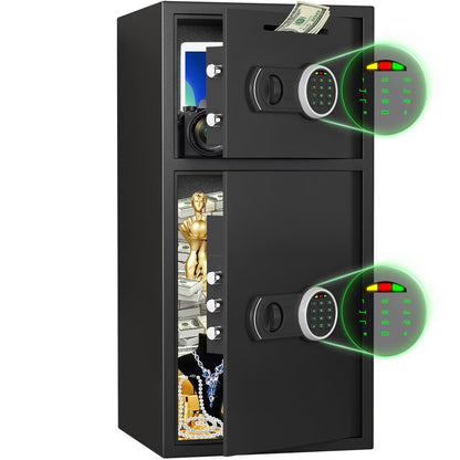 SDI-KN-65, 6.0 Cu ft Large Safe Box Fireproof Waterproof,Heavy Duty Home Safe with Deposit Slot and 5 Solid Lock Bolts,Digital Money Safe for Valuables