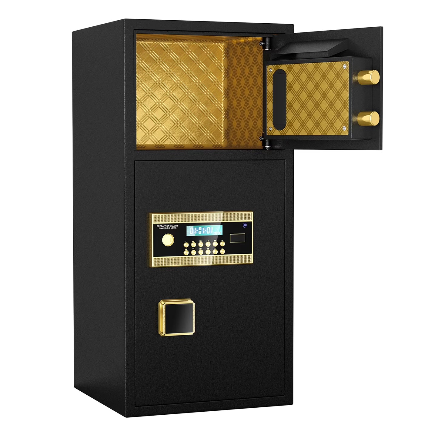 SDI-K3-75D Safe - Double Door Safe Box ,6.5 Cu ft Extra Large Fireproof Safe for Home Documents Storage,Digital Security Safe with Dual Alarm and Hidden Code Function,for Home,Office and Hotel